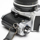 Nikon FM Chrome Body 35mm SLR w/50mm f1.8 lens, New seals, Tested, Great!