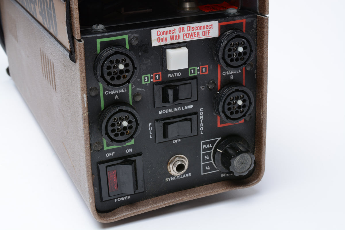 Photogenic Porta Master 400 Power Pack 400W/Sec., AK22-400 Tested, Great