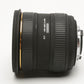 Sigma EX 10-20mm f4-5.6 DC HSM zoom lens for Nikon AF, clean, nice!