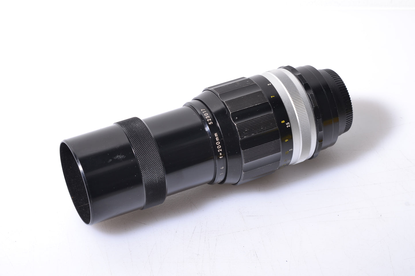 Nikon Nikkor-Q 200mm f4 Non-AI, Caps+Pouch, Good!