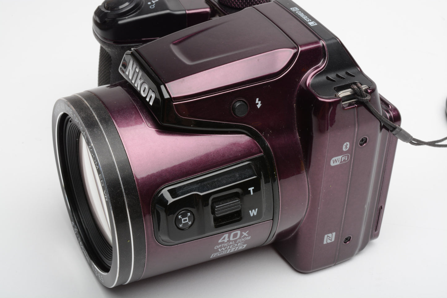 Nikon Coolpix B500 16MP Digital Point&Shoot Camera w/40x Zoom (Plum), Tested