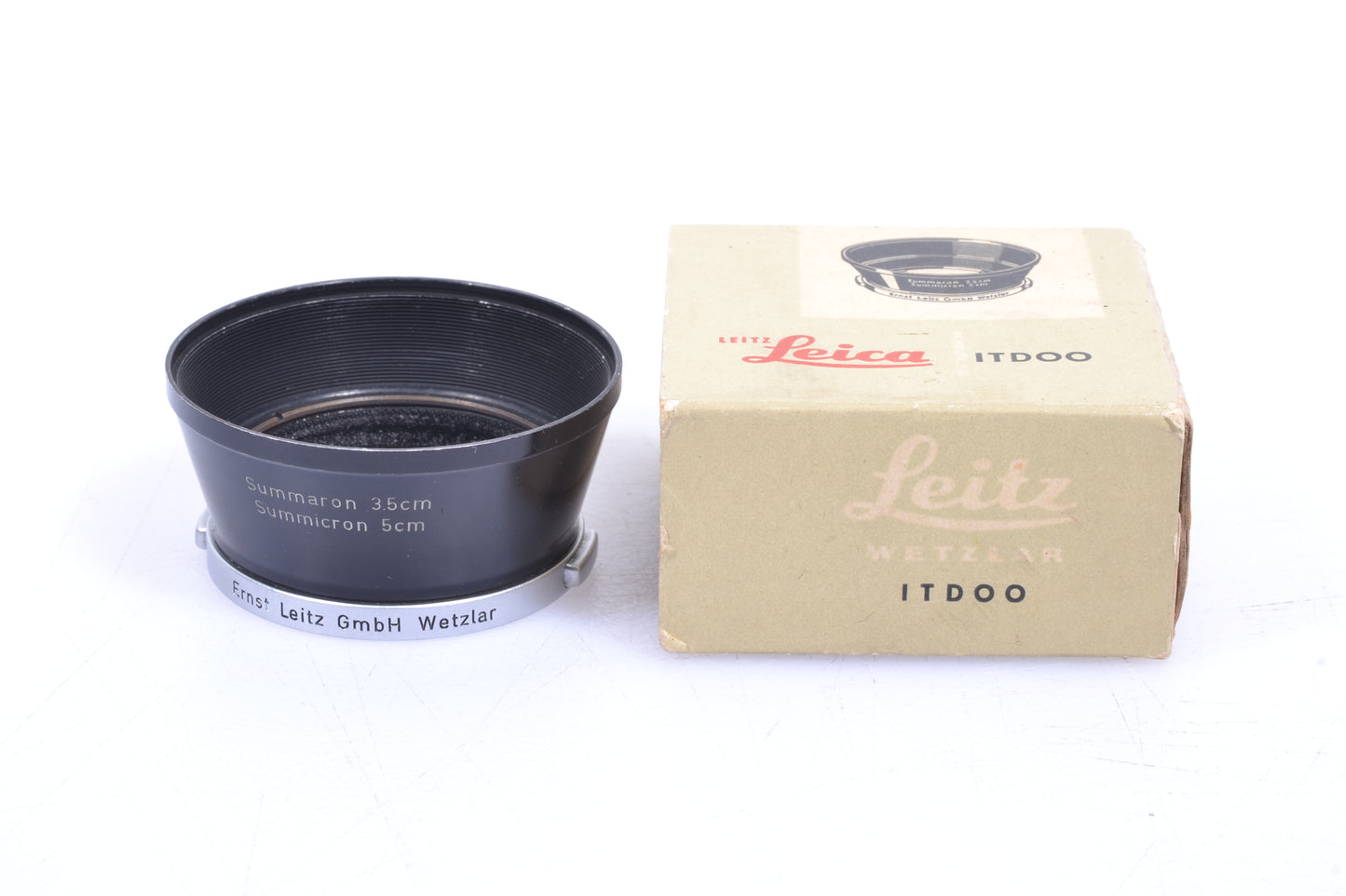 Leica Leitz ITDOO lens hood, boxed, clean!