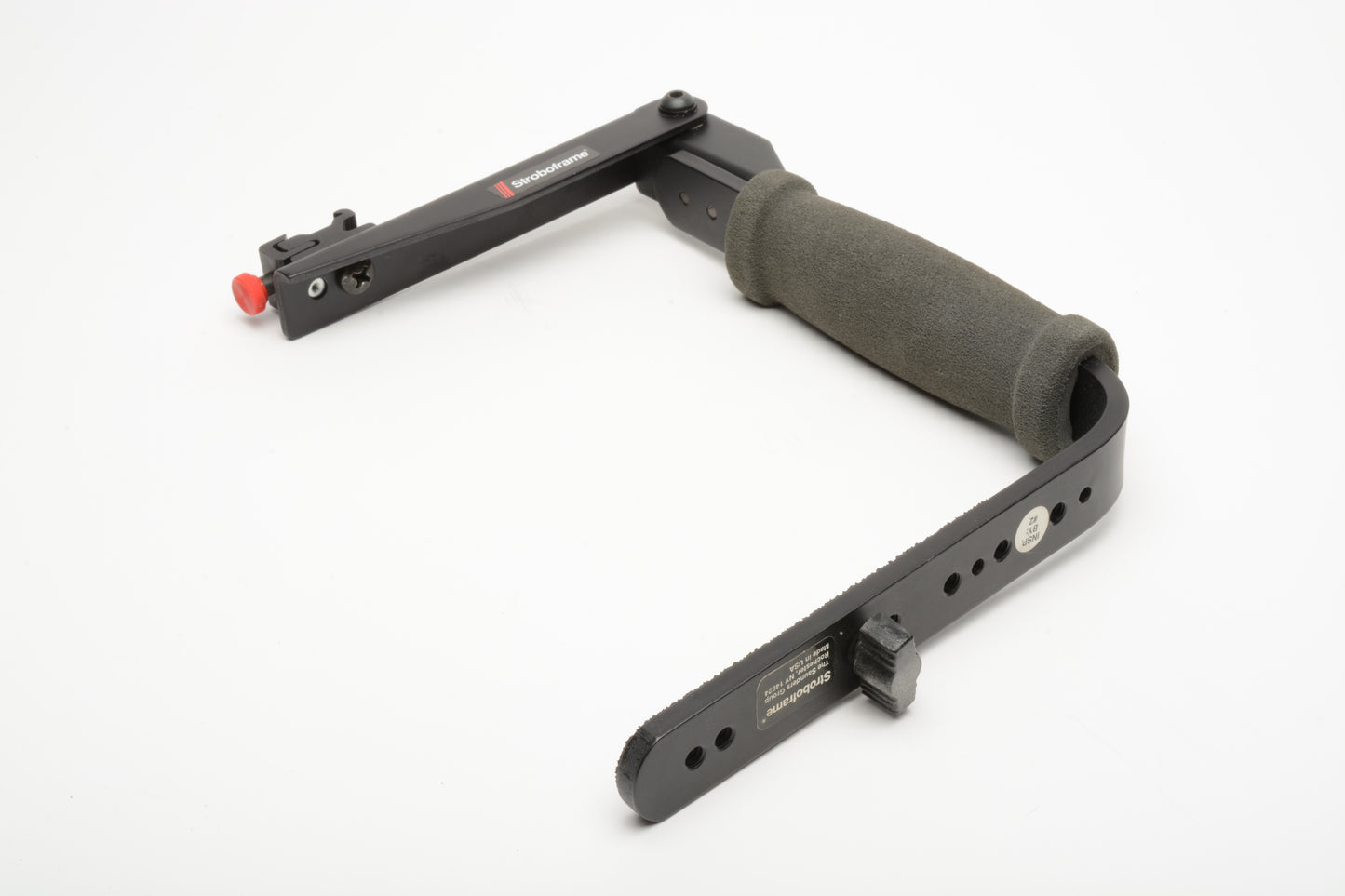 Stroboframe Quick flip 35mm camera flash bracket, Nice & Clean