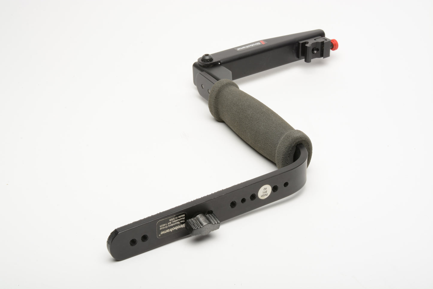 Stroboframe Quick flip 35mm camera flash bracket, Nice & Clean