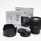 Meike 85mm F1.8 Pro Full Frame AF STM Lens Sony E-Mount, Mint-, Boxed
