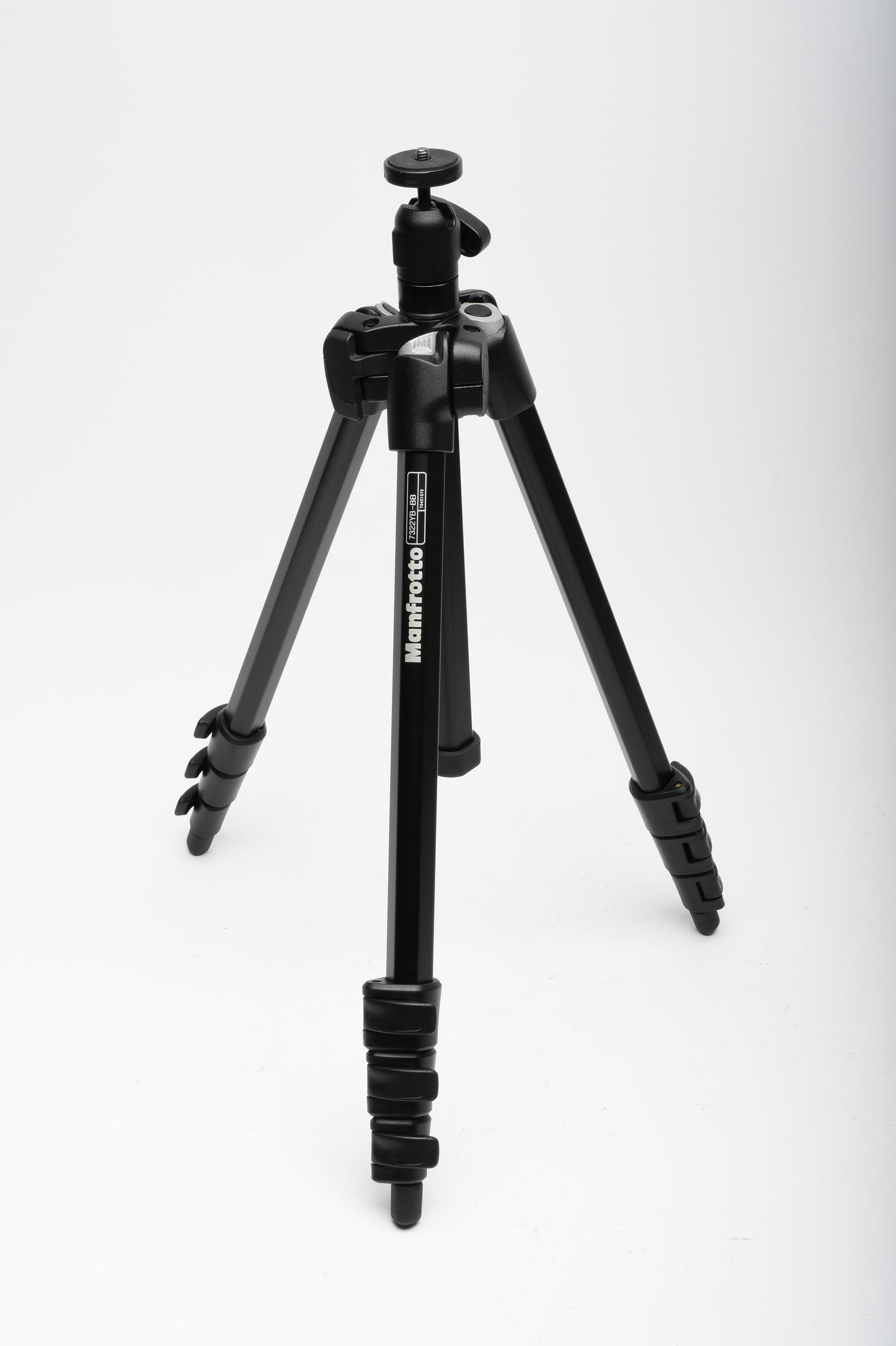 Manfrotto 7322YB Compact Tripod w/Small ball head, case, Very clean