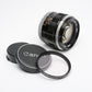 Canon FL 55mm f1.2 Prime lens, UV, caps, nice and sharp Caps + UV