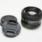 Nikon AF Nikkor 50mm f1.4D prime lens, very clean, nice prime lens w/caps