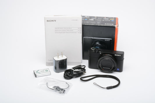 Sony Cyber-Shot DSC-RX100M3 digital Point&Shoot camera, boxed, clean, tested
