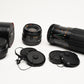 3-Piece Combo Jagar 28mm f2.8 and 80-200mm f4.5 + 2X converter, Canon FD
