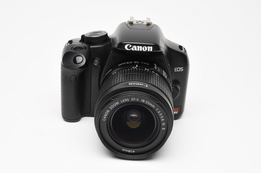 Canon Rebel XSi DSLR w/18-55mm F3.5-5.6 II, Only 19K Acts, Mint-, Boxed