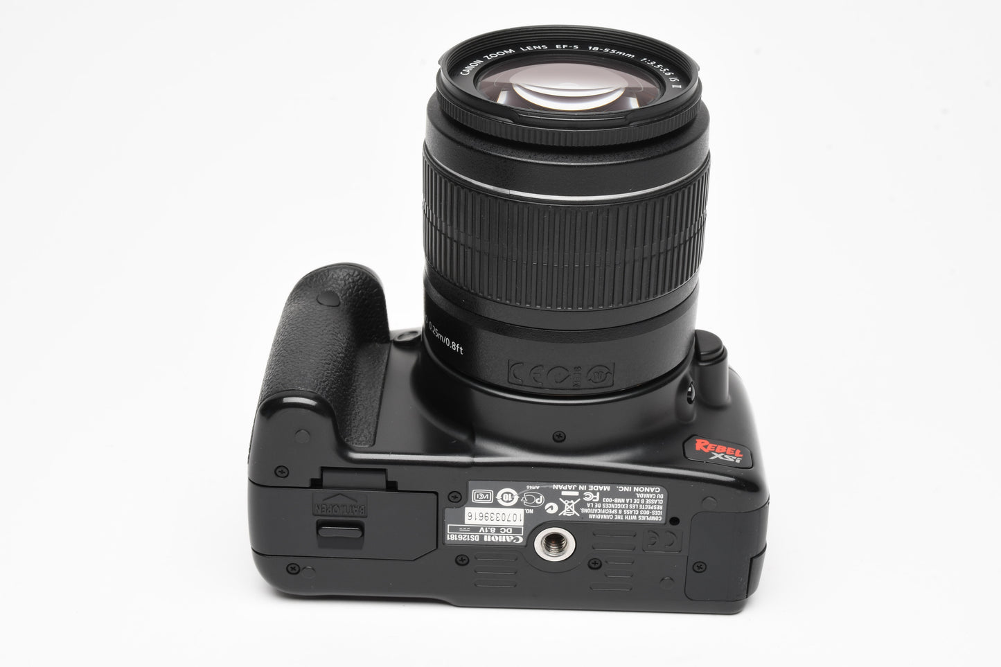 Canon Rebel XSi DSLR w/18-55mm F3.5-5.6 II, Only 19K Acts, Mint-, Boxed