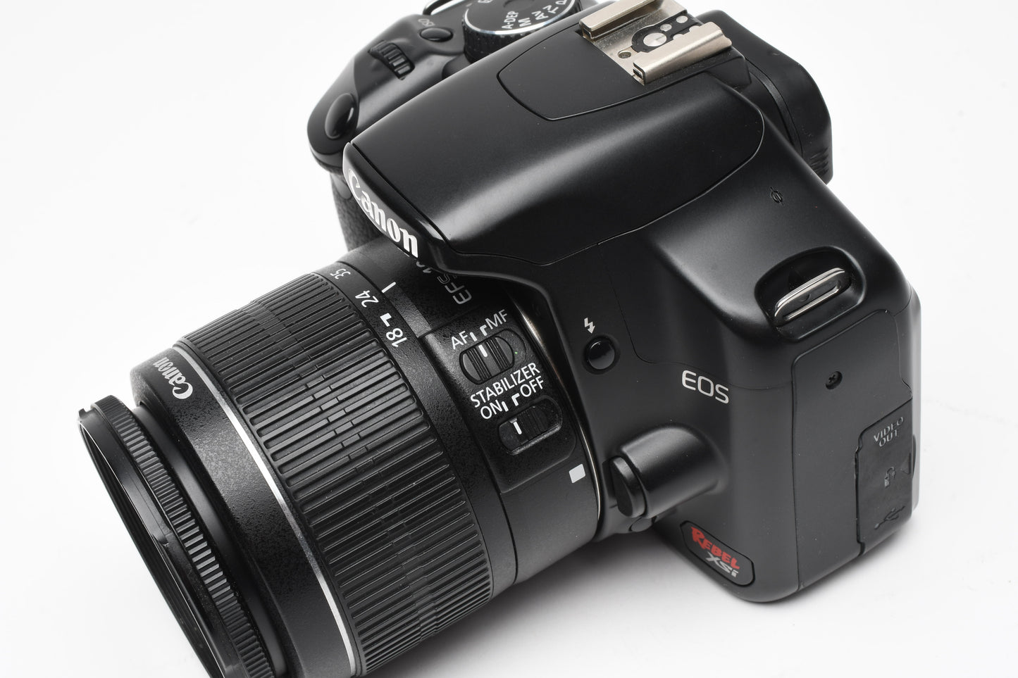 Canon Rebel XSi DSLR w/18-55mm F3.5-5.6 II, Only 19K Acts, Mint-, Boxed