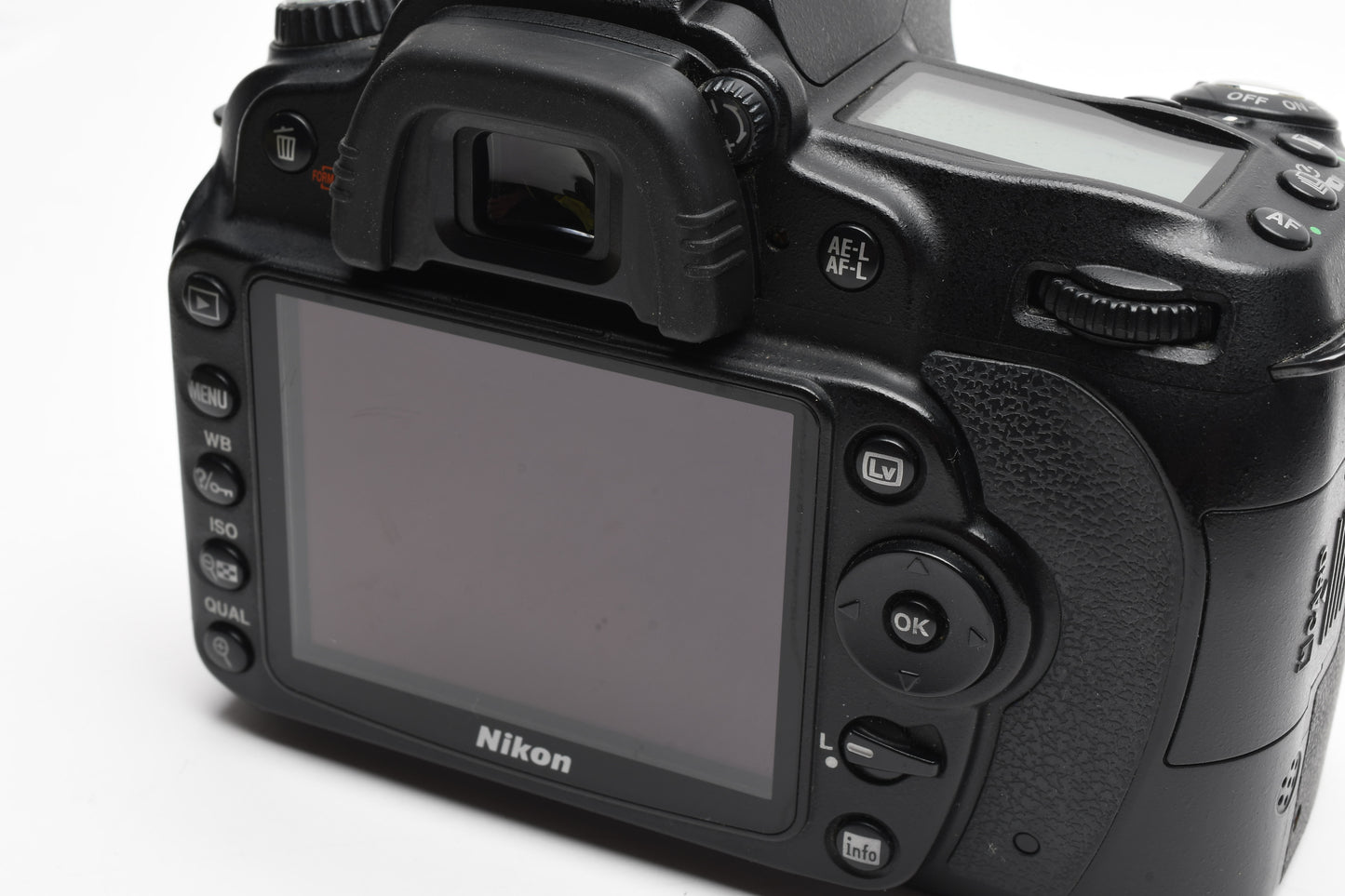 Nikon D90 DSLR body, batt, charger, strap, 2X books, 14K Acts