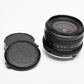 Focal MC Auto 28mm F2.8 Wide Angle Lens for Minolta MD Mount w/Caps, Good, Read*