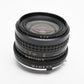 Focal MC Auto 28mm F2.8 Wide Angle Lens for Minolta MD Mount w/Caps, Good, Read*