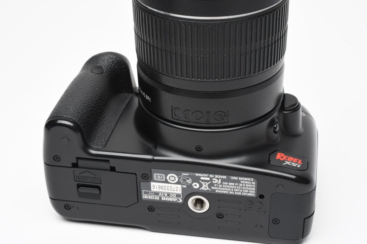 Canon Rebel XSi DSLR w/18-55mm F3.5-5.6 II, Only 19K Acts, Mint-, Boxed