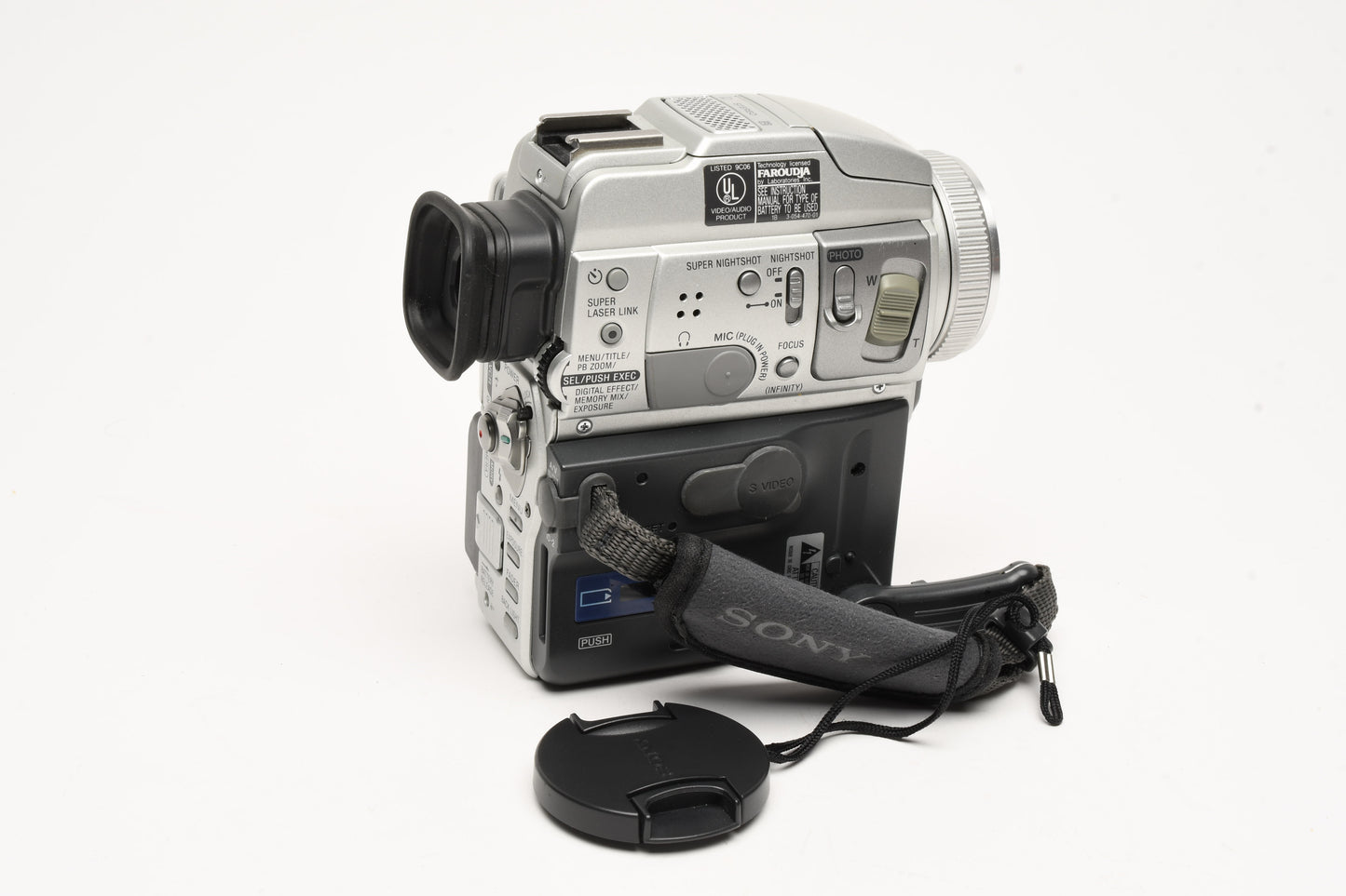 Sony DCR-PC110 Mini DV Camcorder large Bundle, Mic+Light+Case+++ Tested