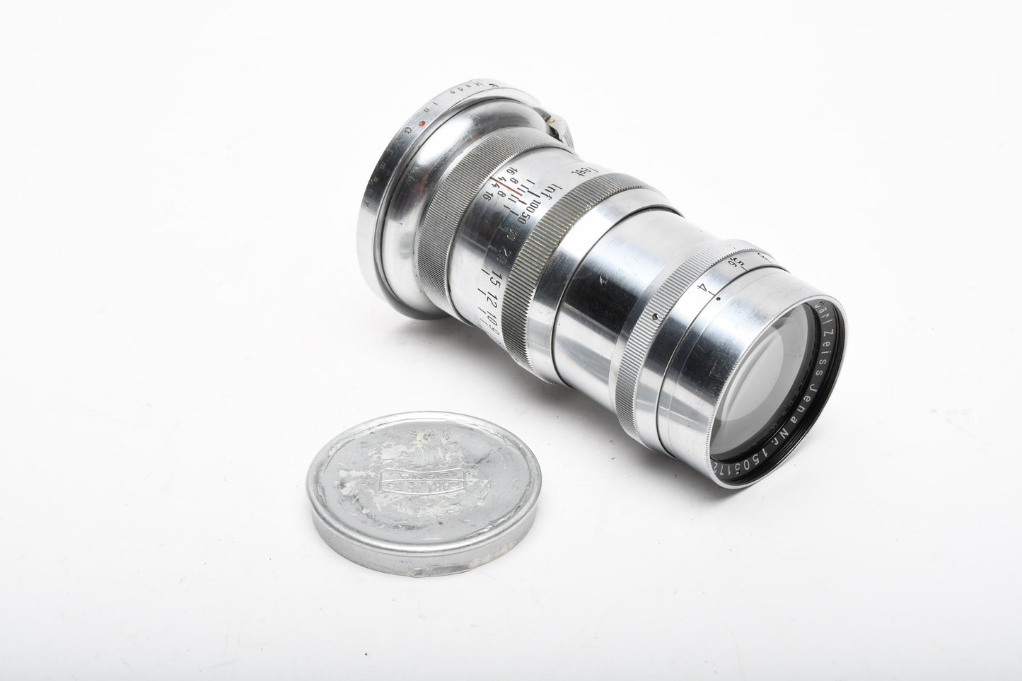 Carl Zeiss Jena Sonnar 135mm f4 Lens for Contax RF Rangefinder, Nice!