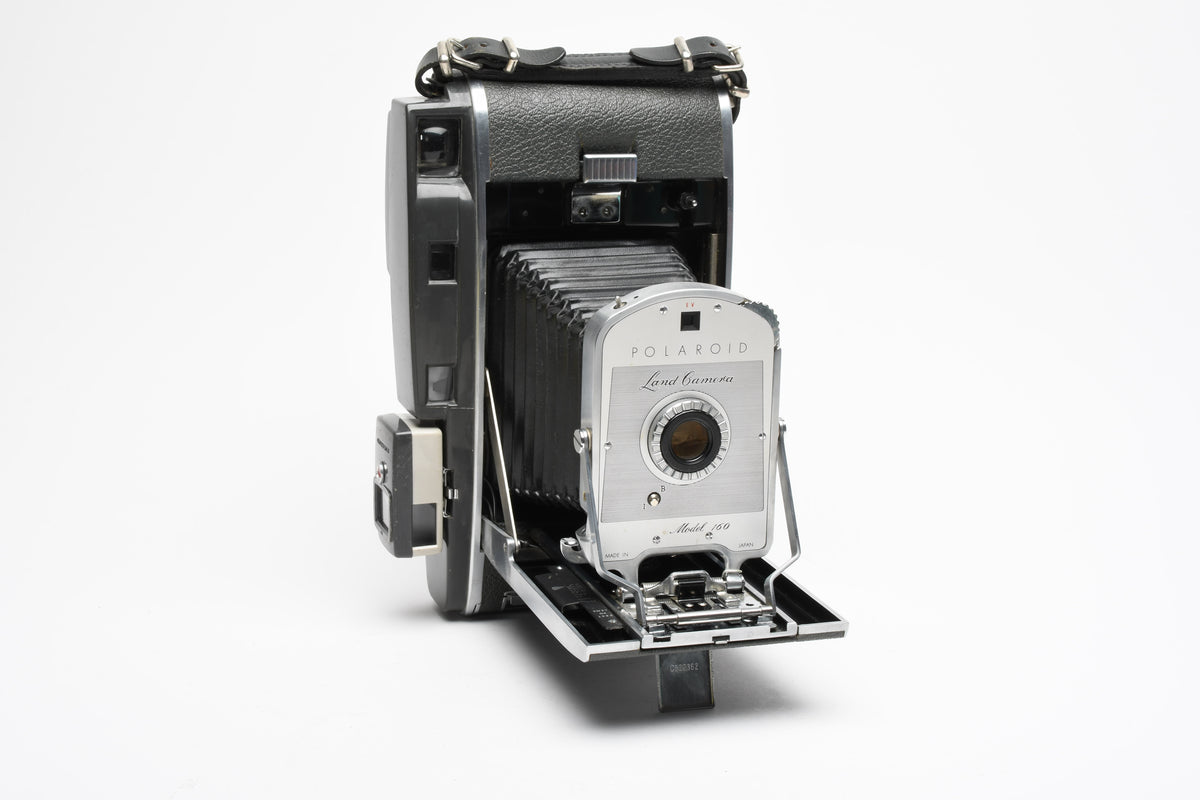 Polaroid Land camera Model 160 w/Polaroid Exposure Meter, clean, Vintage