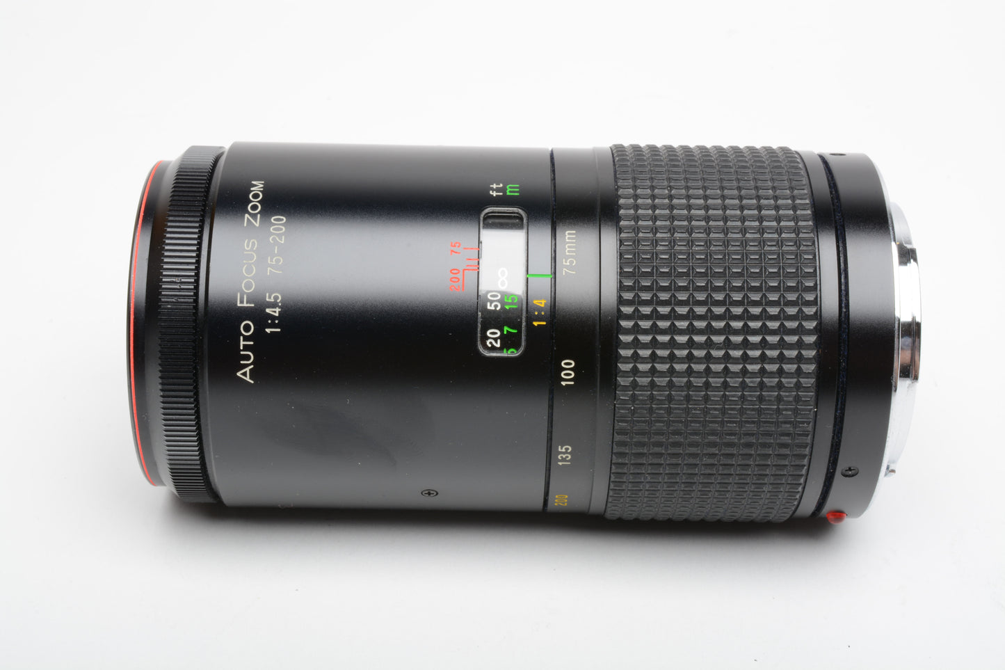 Ryka AF 75-200mm f4.5 Telephoto zoom lens, caps, Maxxum or Sony A Mount