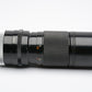 Canon 100-200mm f5.6 FD zoom lens, caps, case, nice glass, clean