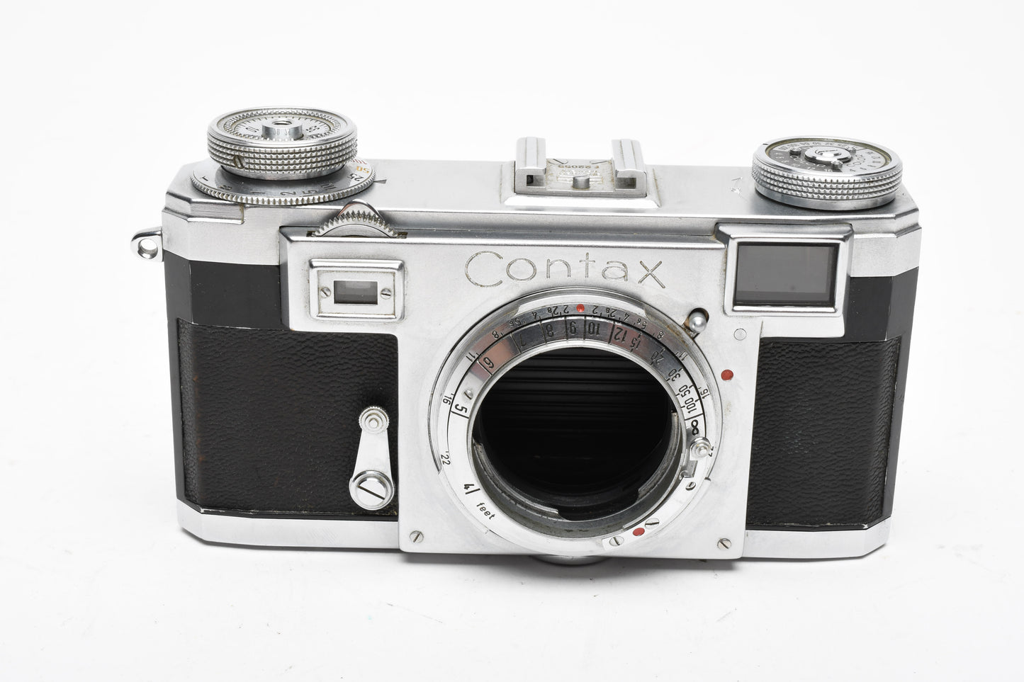 Zeiss Ikon Contax IIa Rangefinder Camera Body Only Black Dial *Parts/Repair