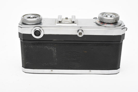 Zeiss Ikon Contax IIa Rangefinder Camera Body Only Black Dial *Parts/Repair