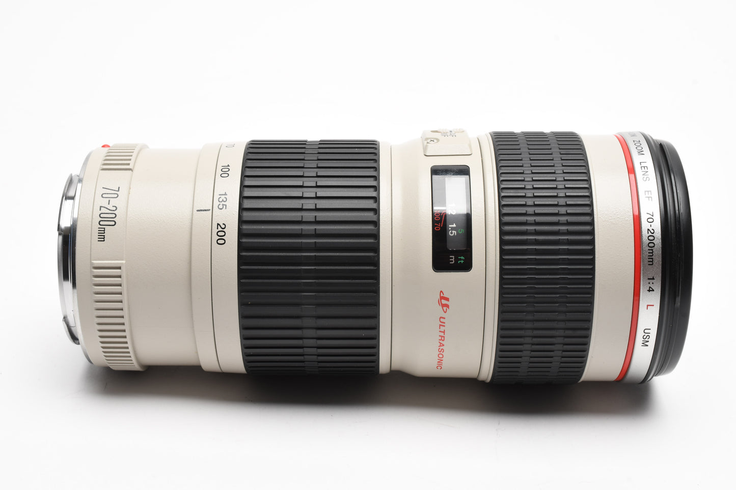Canon EF 70-200mm f4L USM zoom lens, caps, tested, nice!