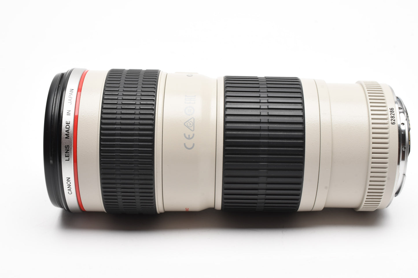 Canon EF 70-200mm f4L USM zoom lens, caps, tested, nice!