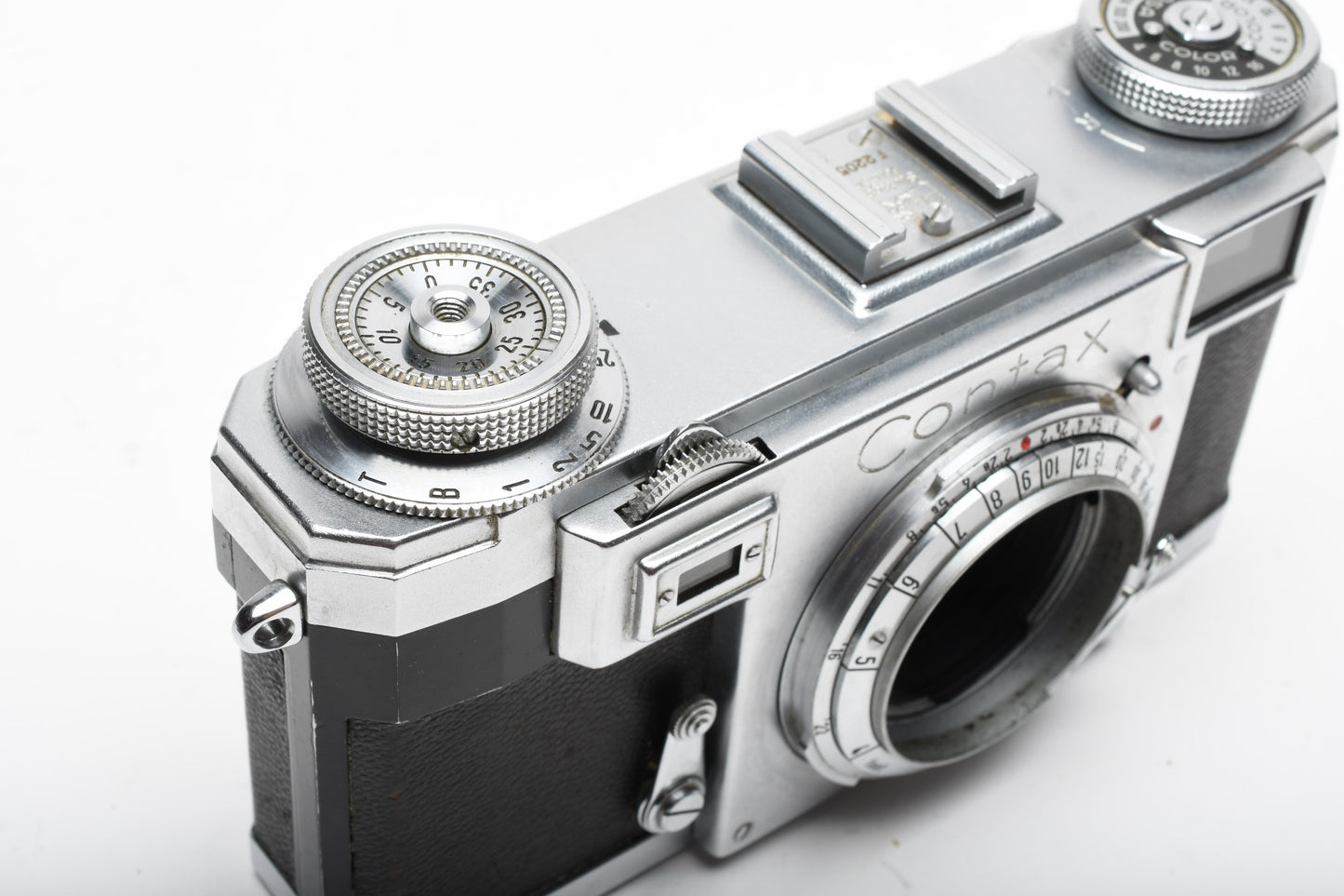 Zeiss Ikon Contax IIa Rangefinder Camera Body Only Black Dial *Parts/Repair