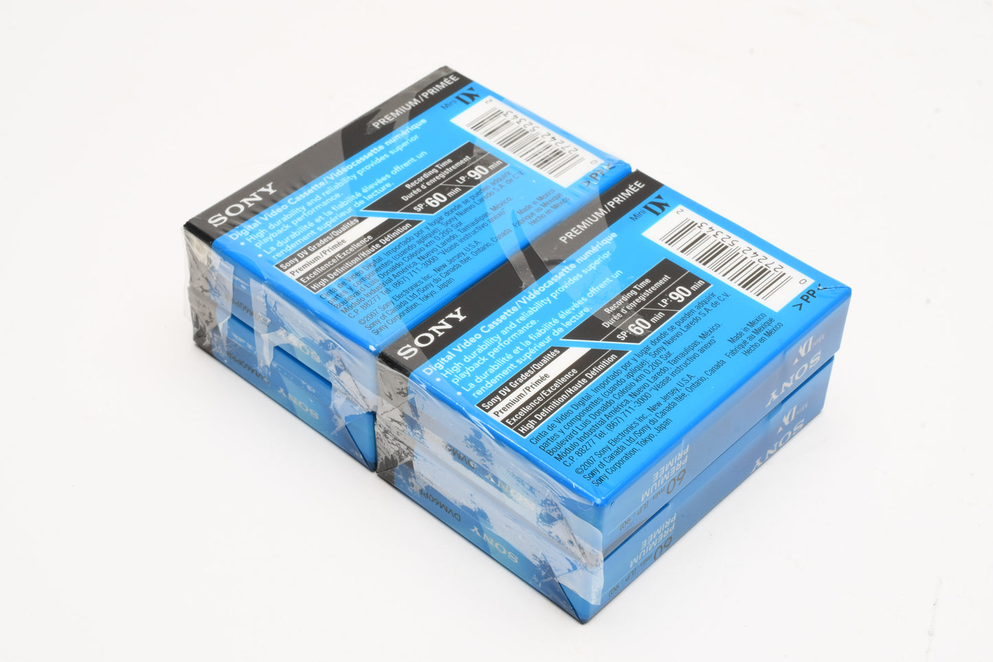 4X Sony Mini DV Digital Video Cassettes (4X Mini DV DVM60PRR)