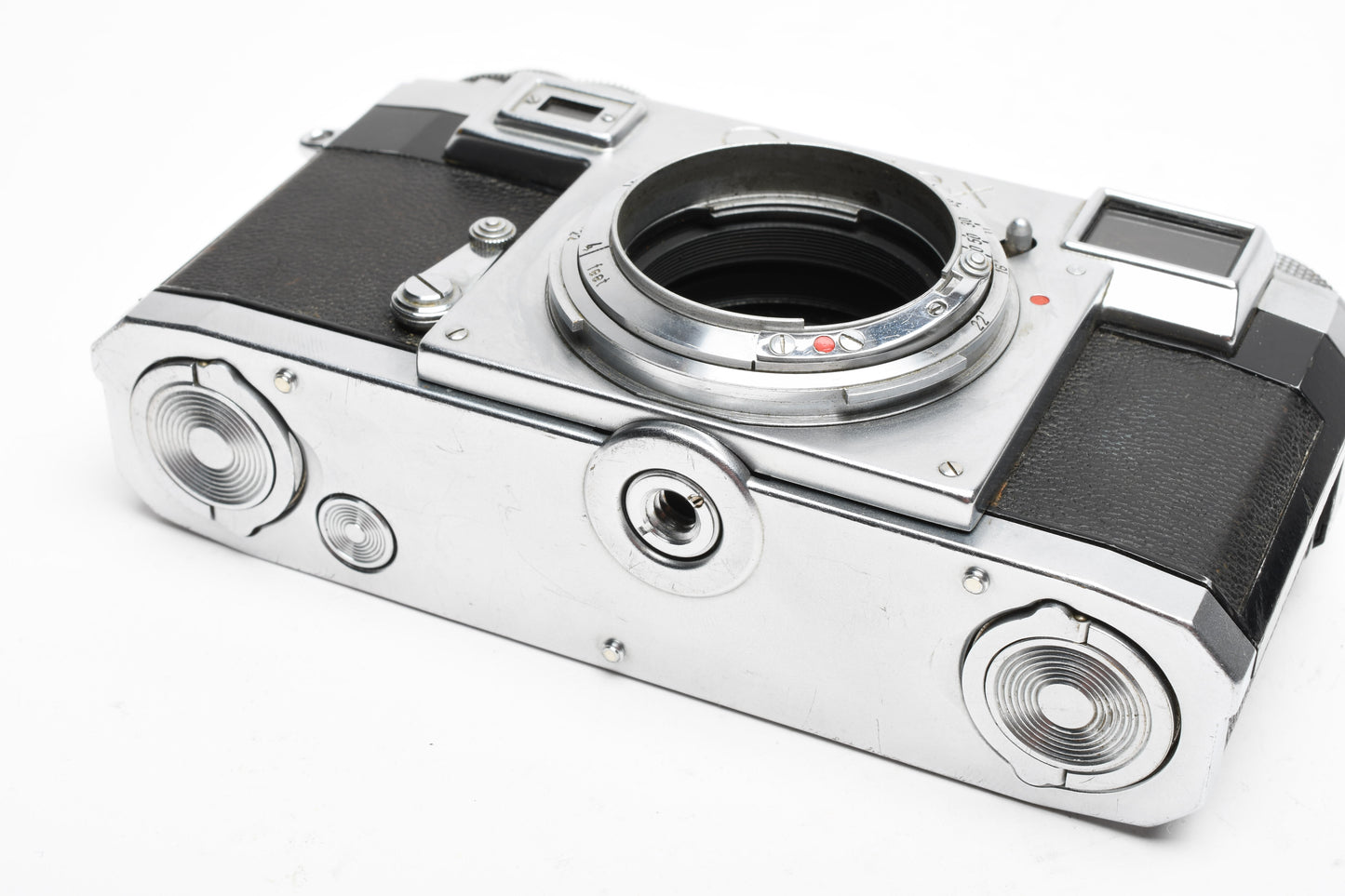 Zeiss Ikon Contax IIa Rangefinder Camera Body Only Black Dial *Parts/Repair