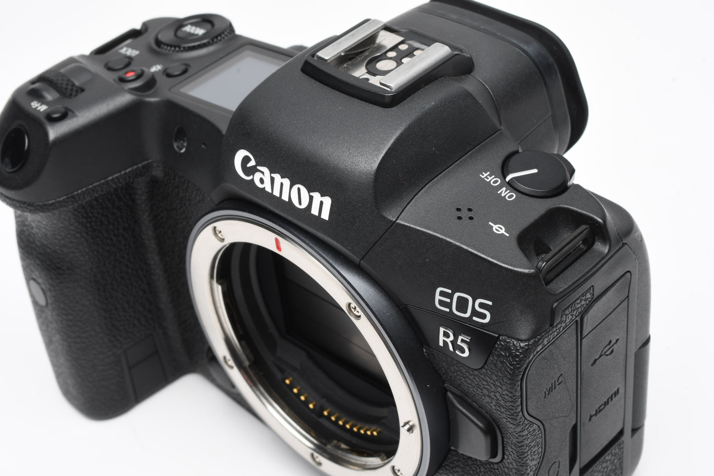 Canon EOS R5 Mirrorless body, batt+charger ≤25,000 Acts, Clean!