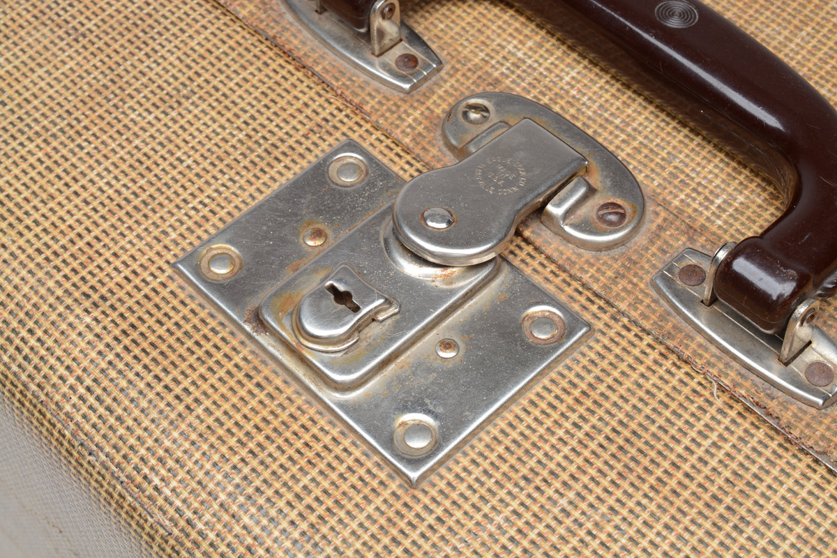 4x5 camera case, Vintage, Great design, ~19.5 x 9 x 14", w/Key