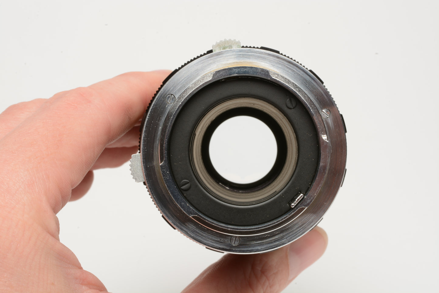 Olympus E. Zuiko Auto-T 150mm f4 Pen Series lens, caps, case, hood, clean