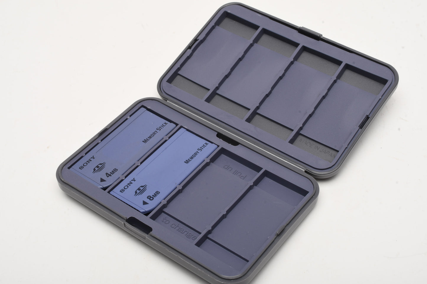 Sony Memory Stick bundle of 2X (4MB & 8MB) in nice case