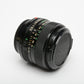 Canon FD 28mm f/2.8 Wide Angle Lens w/Caps