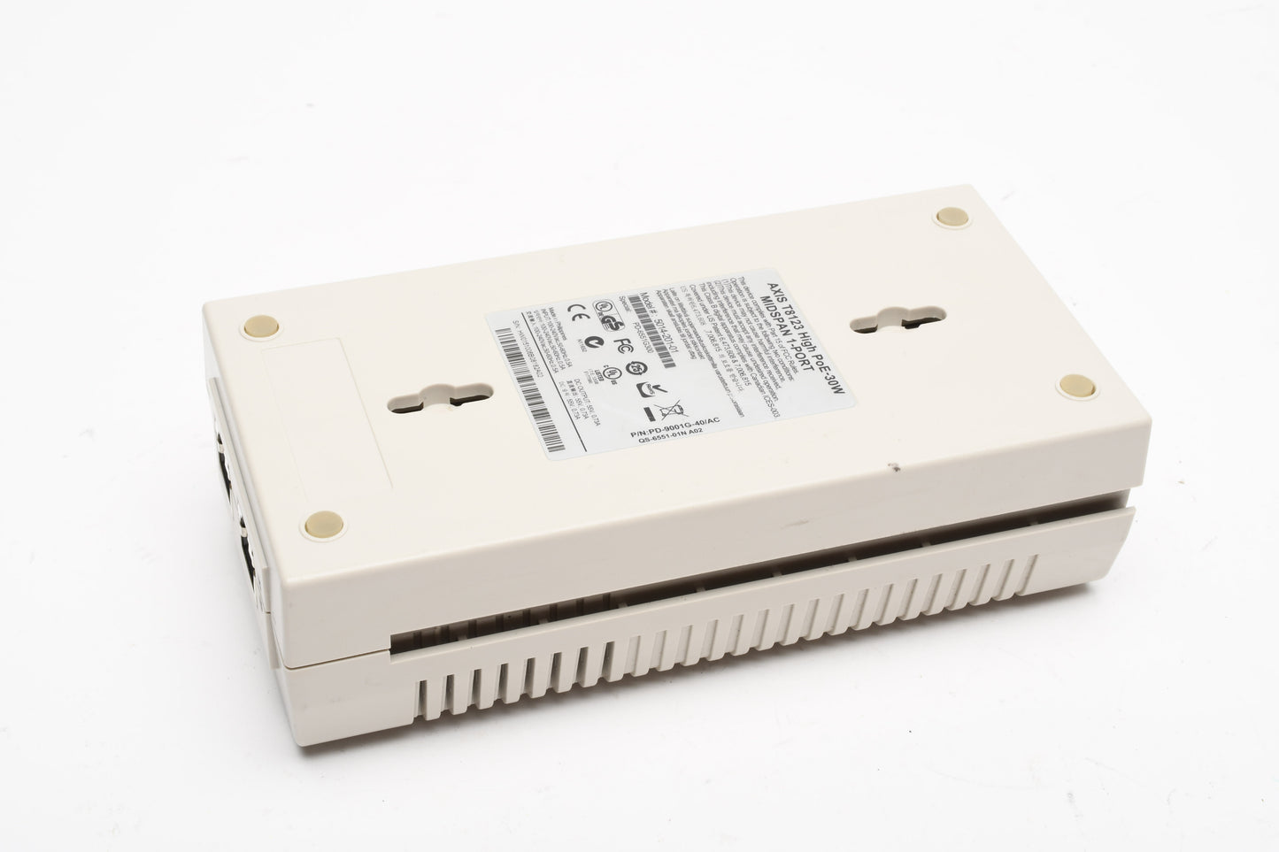 Axis Communications T8123 High PoE-30W MIDSPAN 1-PORT, Clean