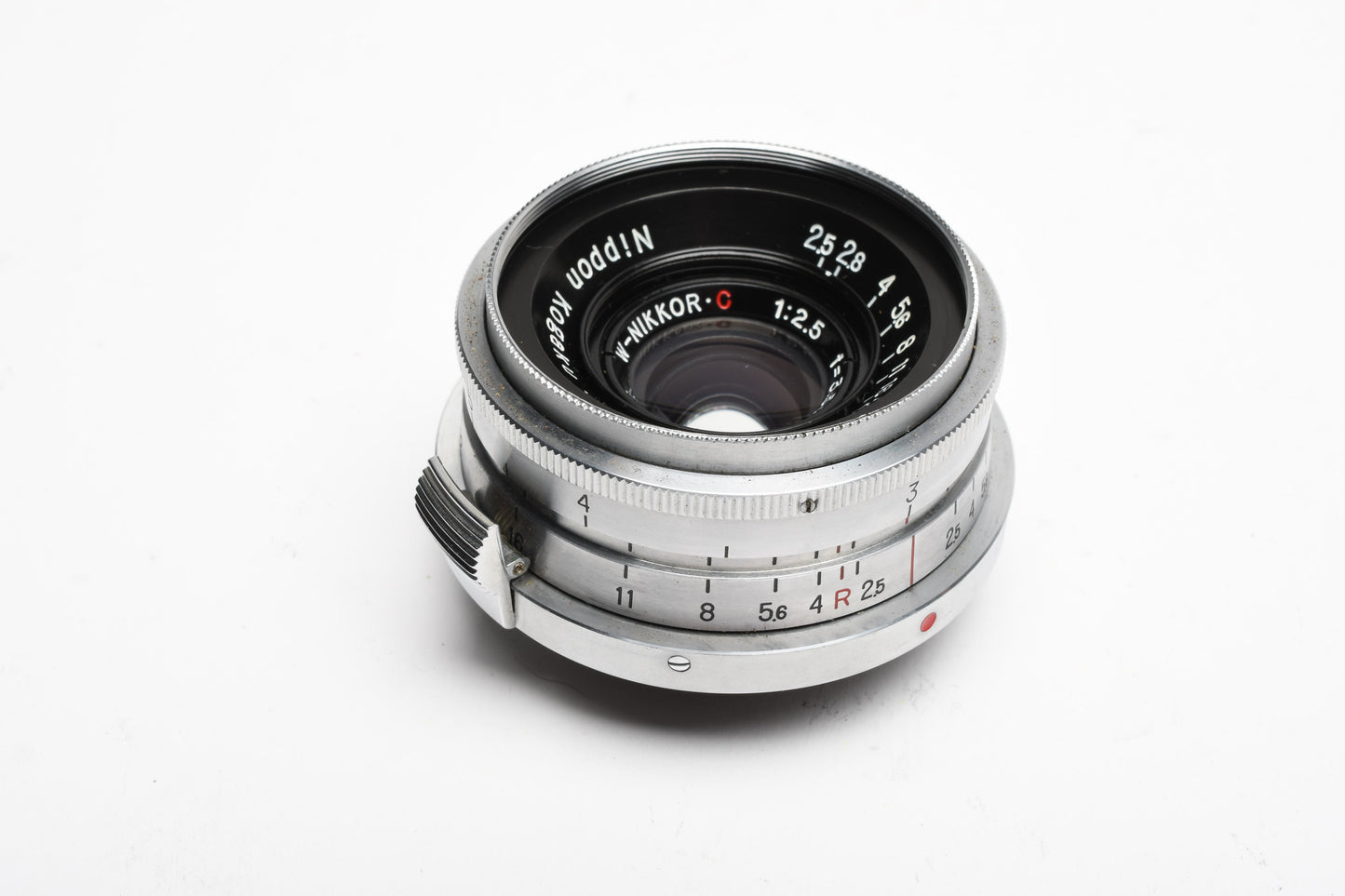 Nippon Kogaku W-Nikkor 3.5cm f2.5 Contax RF Mount +Caps *Read
