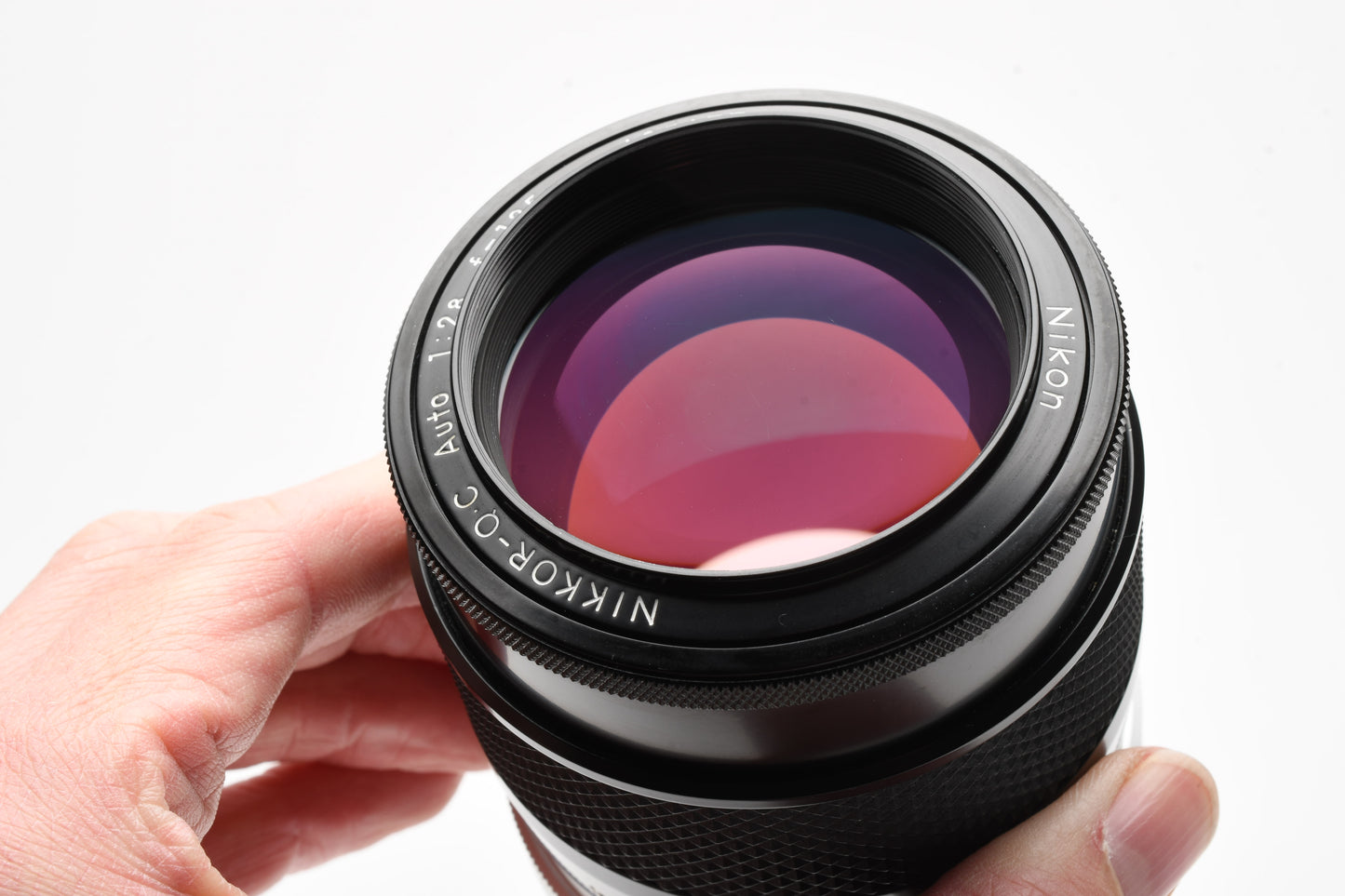 Nikon Nikkor-Q.C 135mm f2.8 Non-AI lens, caps, Mint- + UV