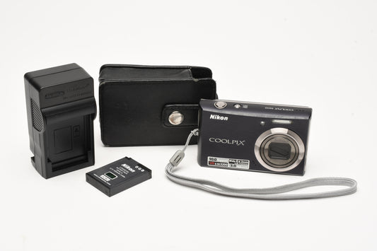 Nikon Coolpix S610 10MP Digital Point&Shoot 16MP (Black)