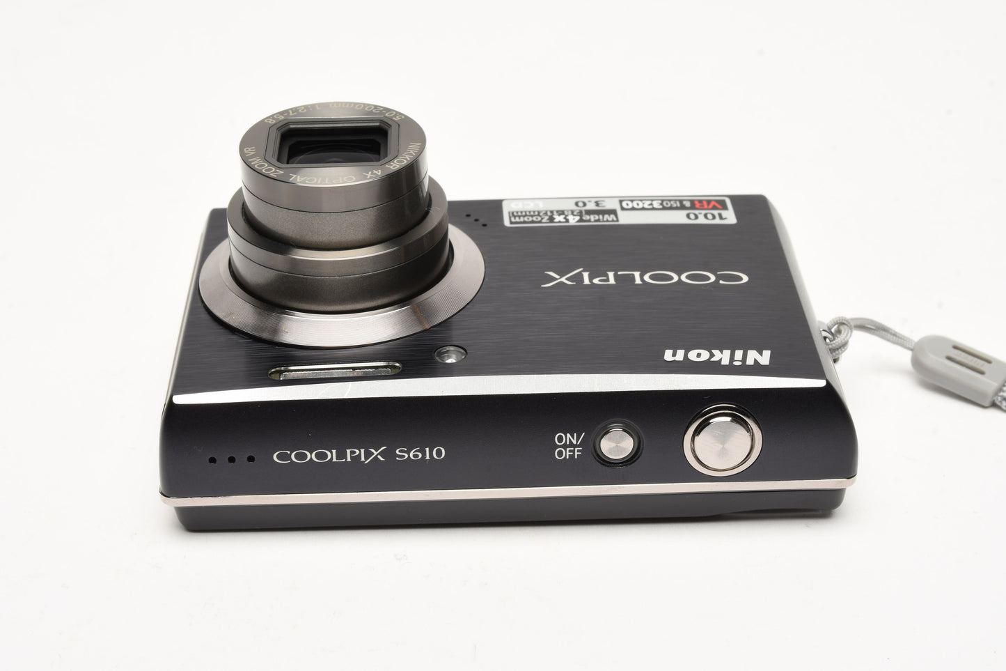 Nikon Coolpix S610 10MP Digital Point&Shoot 16MP (Black)