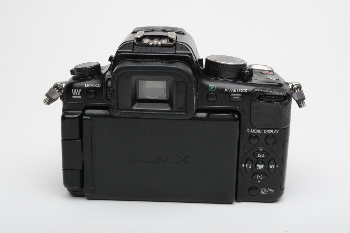 Panasonic Lumix GH-2 digital w/2batts, charger, strap, CD, clean, tested, nice