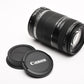 Canon EF-S 55-250mm f4-5.6 IS Zoom lens, caps, Nice & Clean