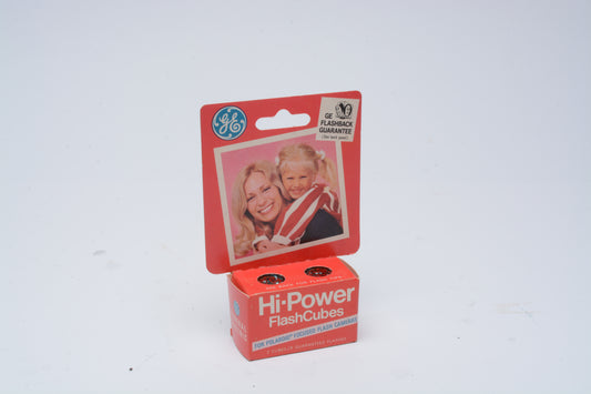Bundle of 15 2-Cube GE Hi-Power Flash Cubes packs in original boxes (Total 30 cubes-120 flashes)