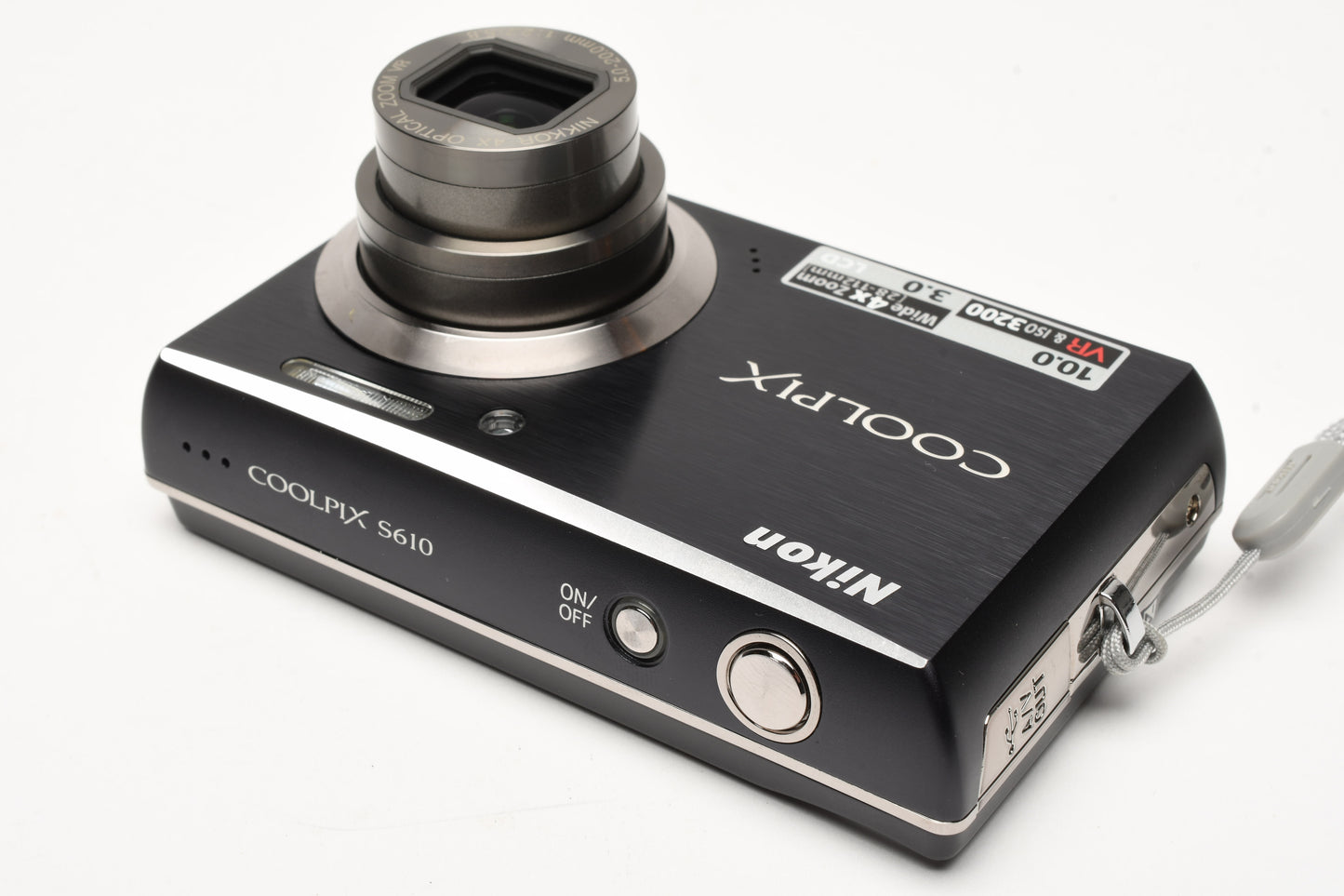 Nikon Coolpix S610 10MP Digital Point&Shoot 16MP (Black)