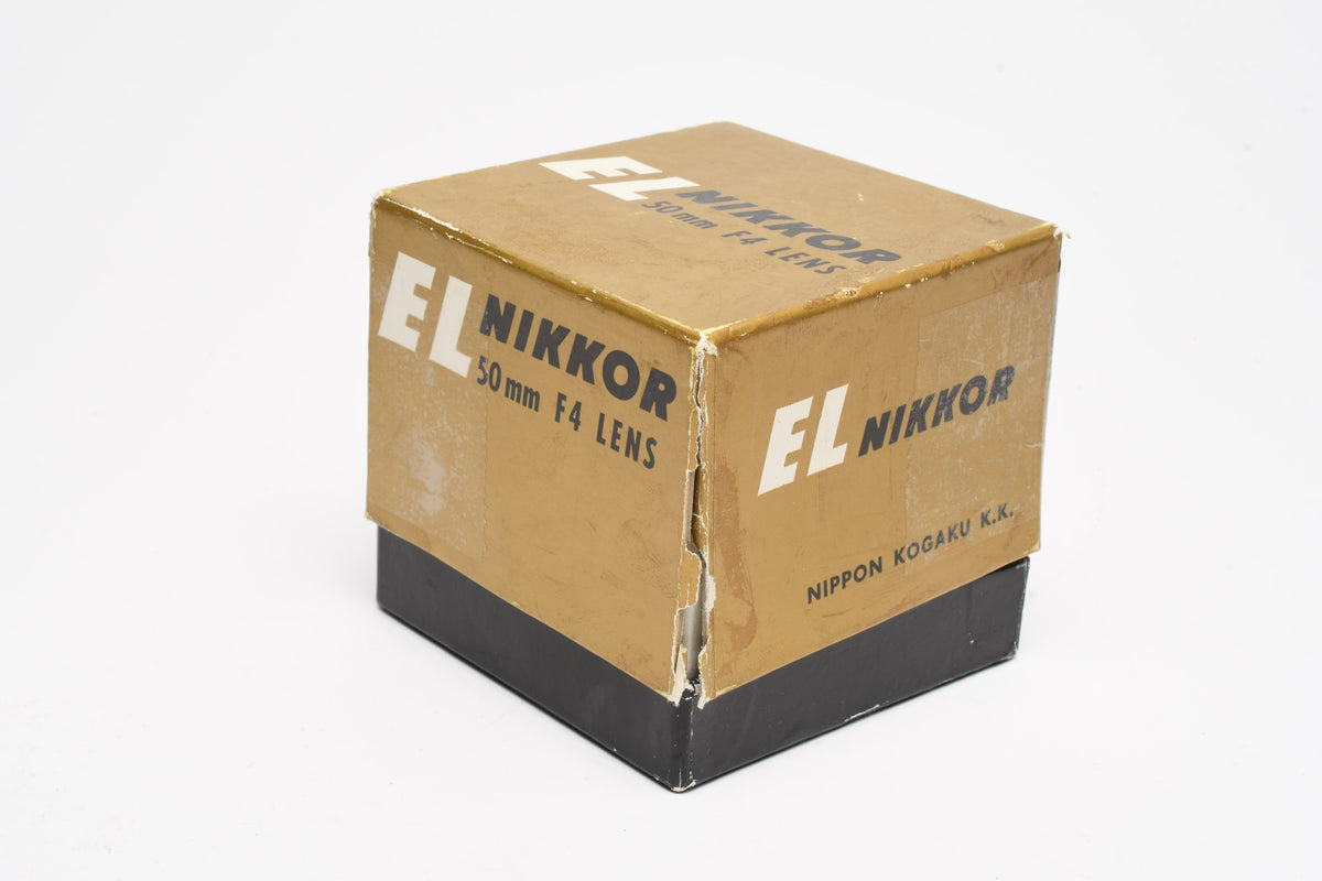 Nikon EL-Nikkor 50mm f4 Enlarging Lens, Case, Nice!