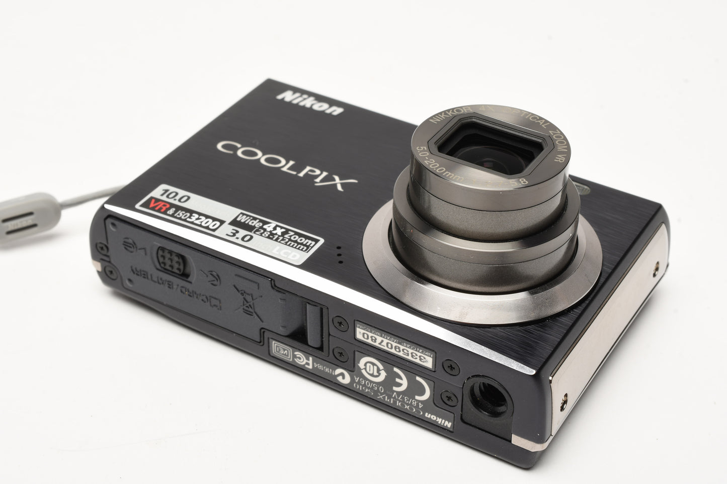 Nikon Coolpix S610 10MP Digital Point&Shoot 16MP (Black)