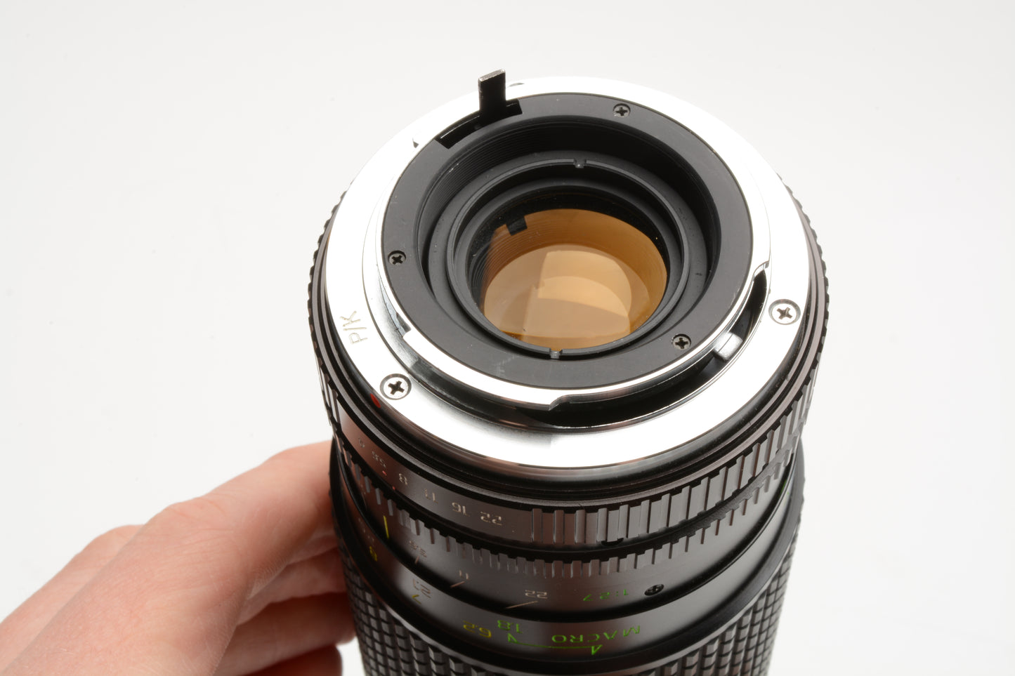 Tokina AT-X 50-250mm f4-5.6 zoom lens w/UV, pouch and caps, Pentax PK Mount